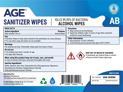 300 Wipes (300 Wipes Age Label 75 Percent)